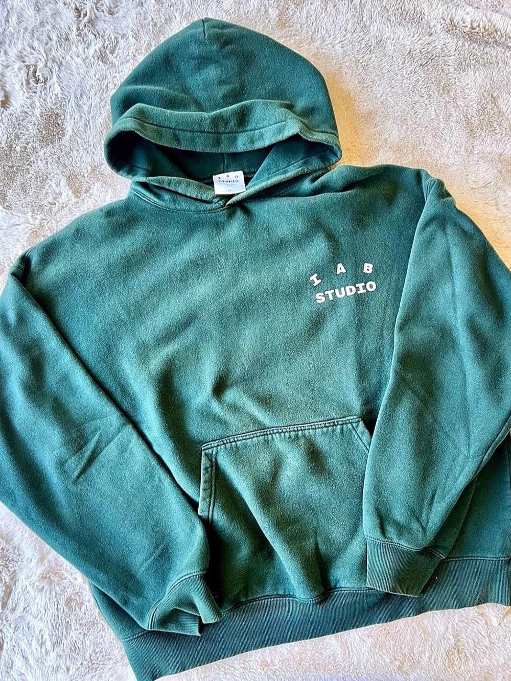 IAB Studio Hoodie Deep Green Pullover